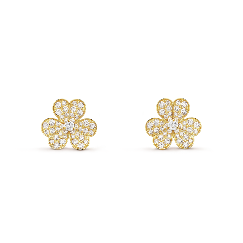 18K Yellow Gold Frivole Small Model Earrings